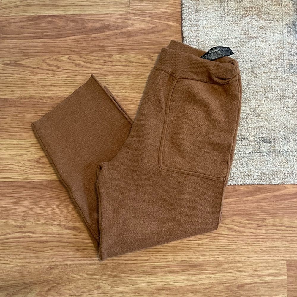 Zara Camel Knit Pants